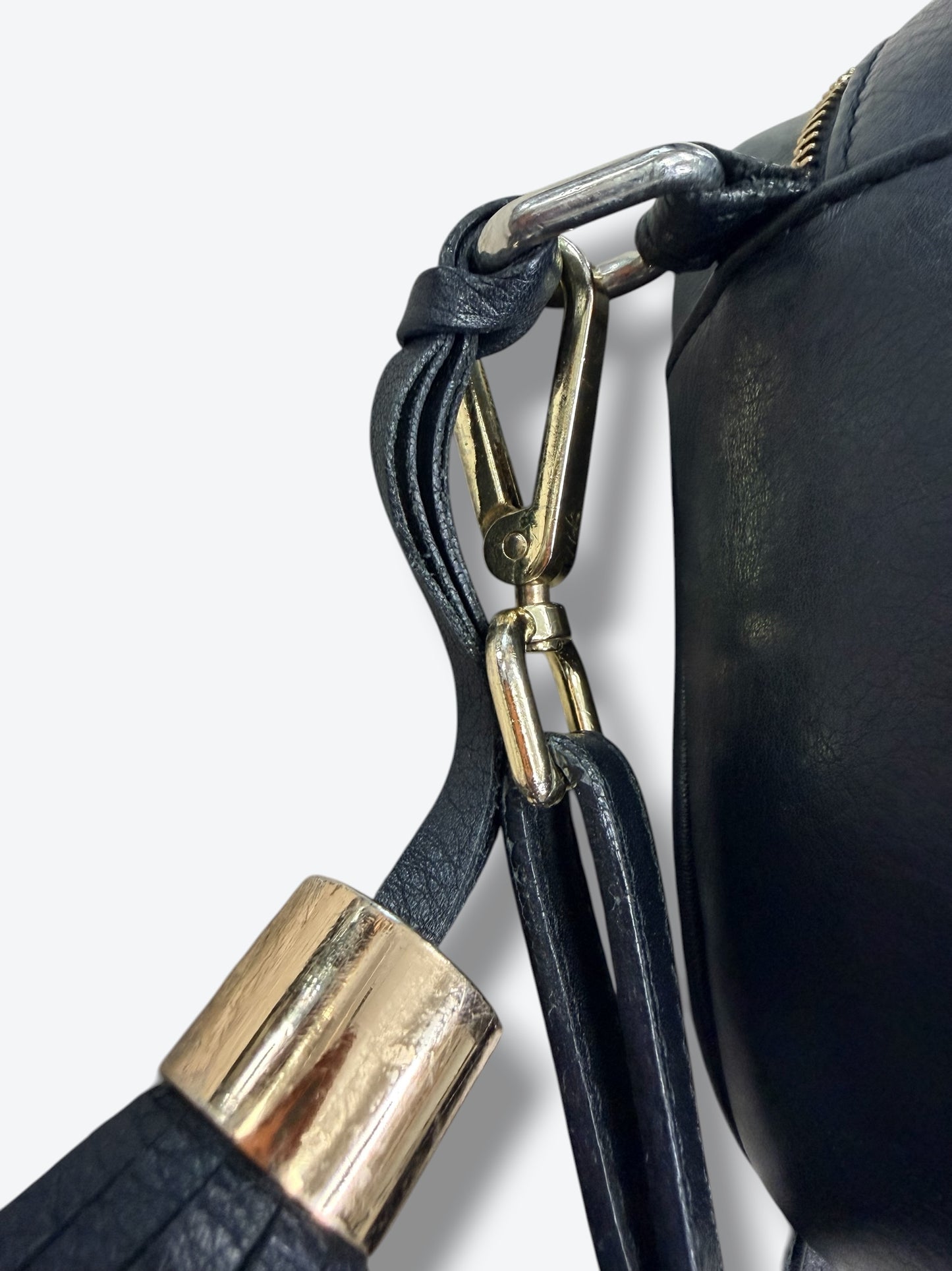 Valentino Garavani V Logo Leather Shoulder Bag – Black | Y2K Minimalist Luxe
