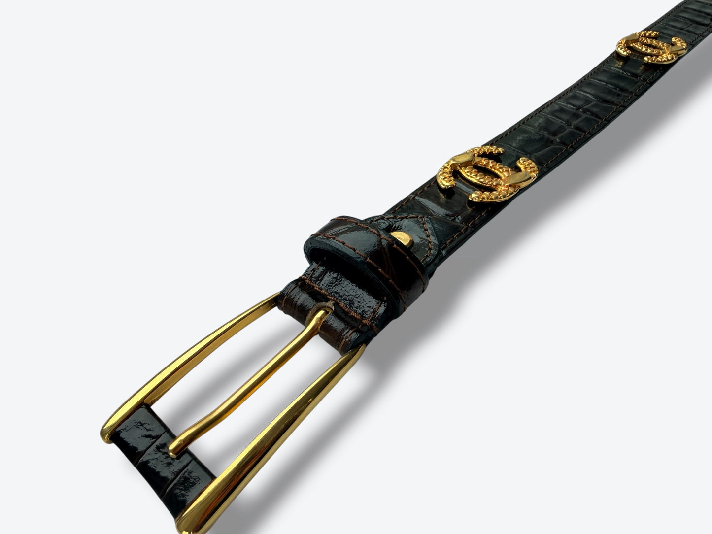 1980s CroVesi Embossed Belt