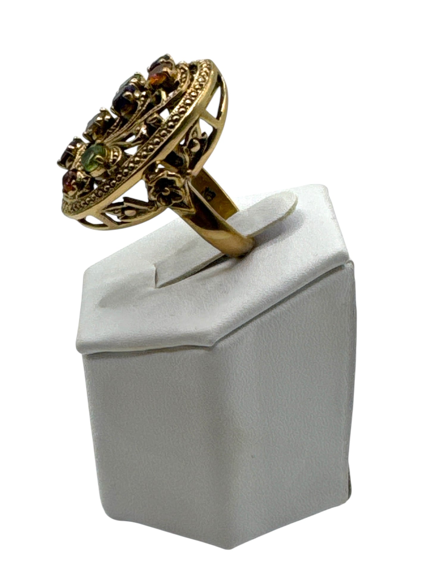 Vintage Gold and Gem Ring (India)