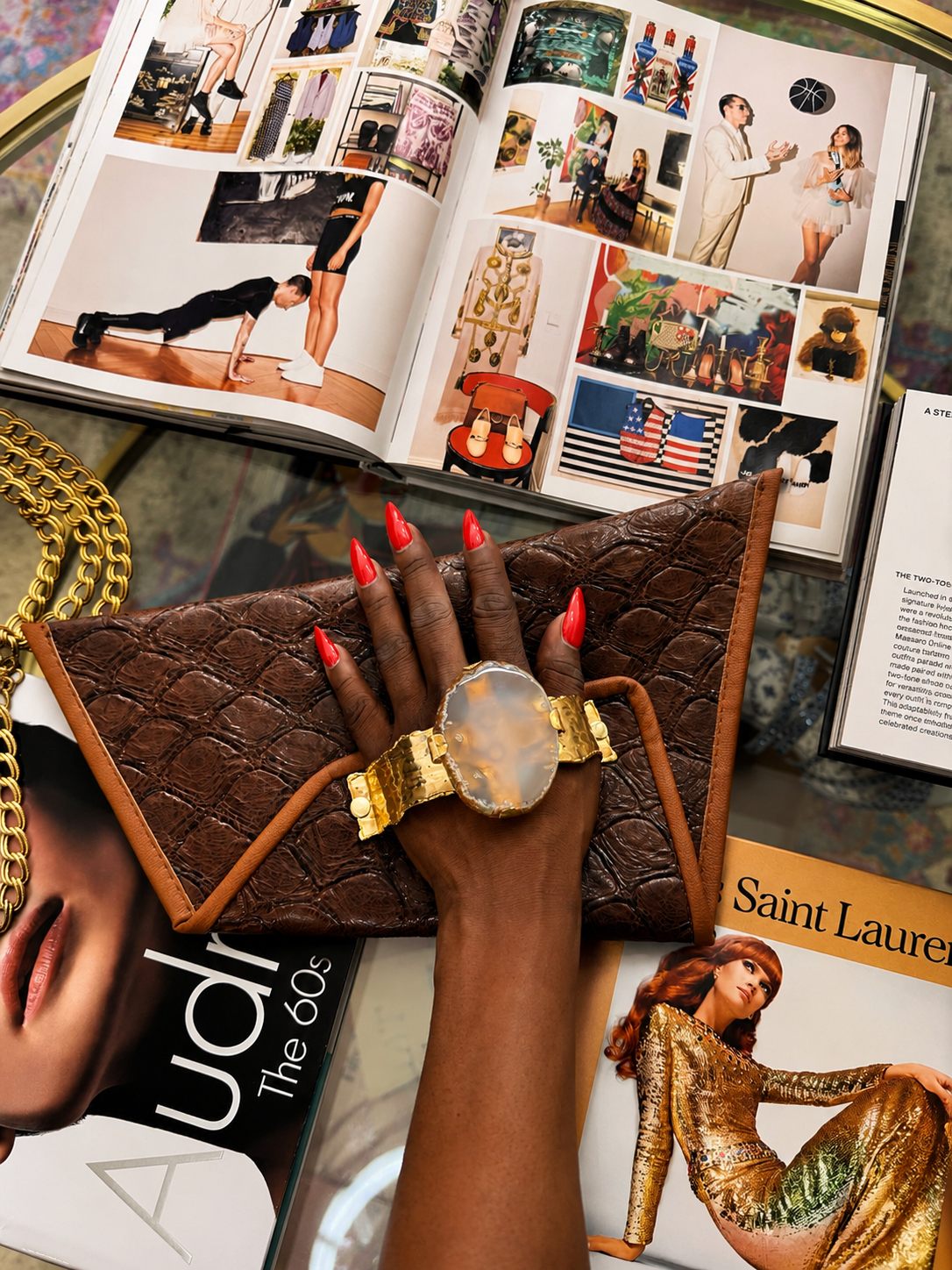 Handmade “Sulay” Cuff Bracelet Clutch