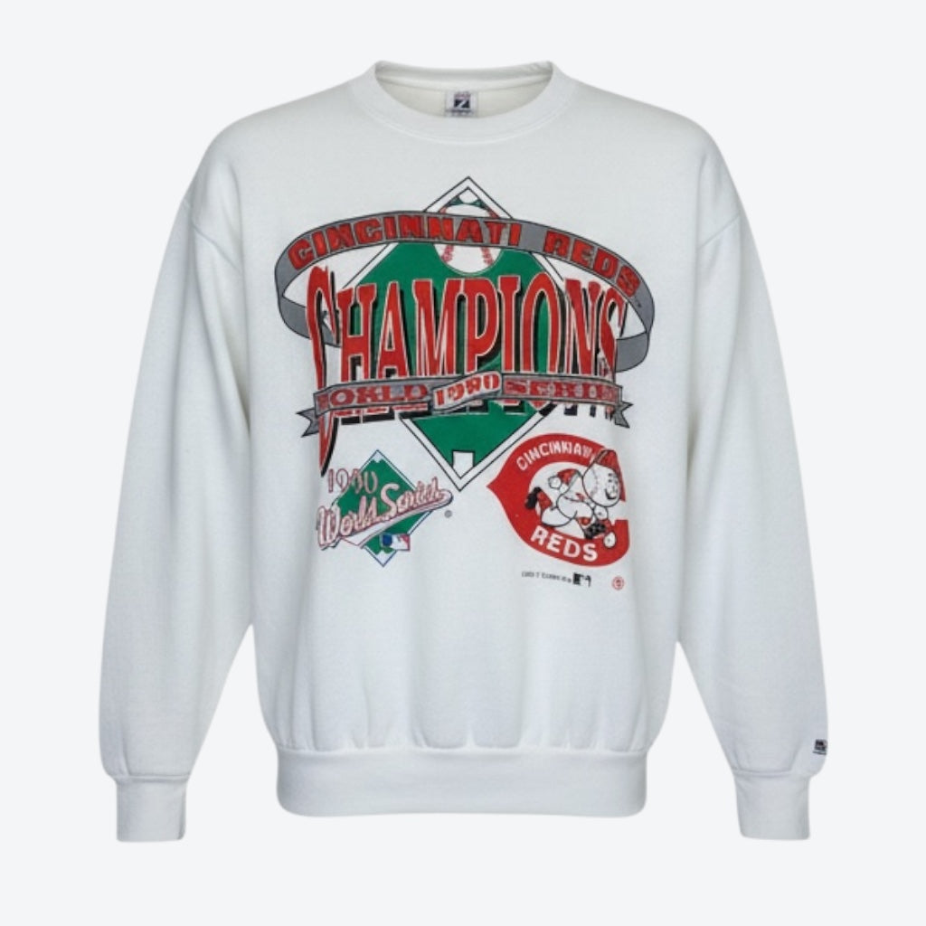 Vintage Logic 7 Cincinnati Reds 1990 World Series Champions Sweatshirt