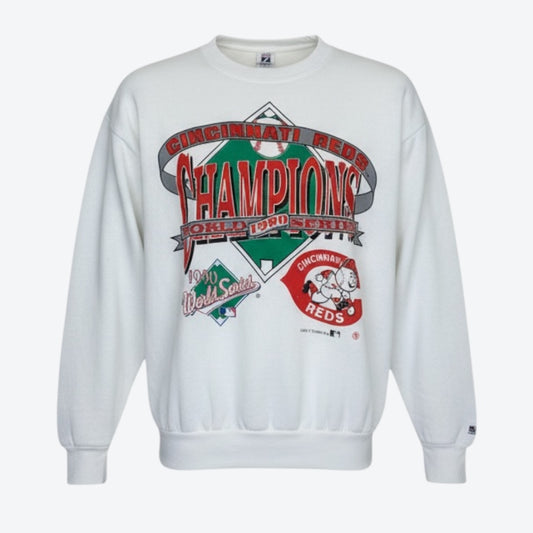 Vintage Logic 7 Cincinnati Reds 1990 World Series Champions Sweatshirt