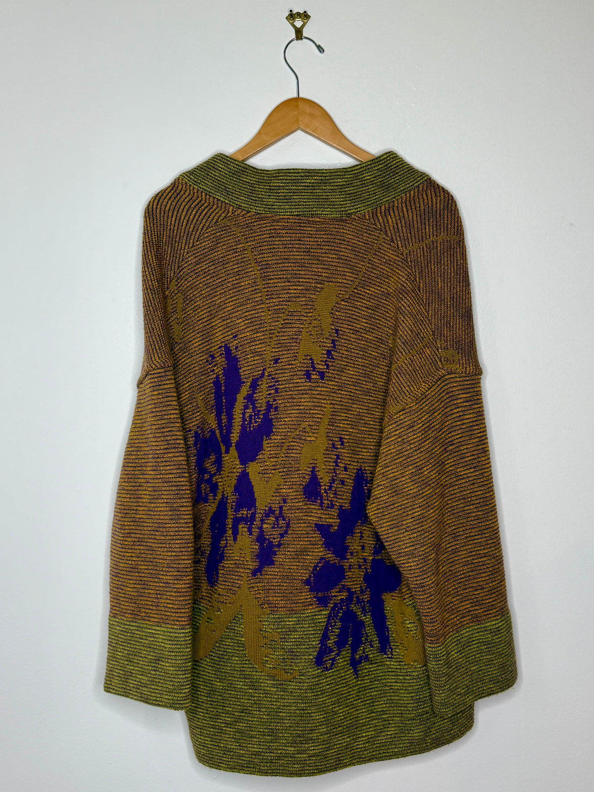 1990s “Chacok” Abstract Sweater Cardigan