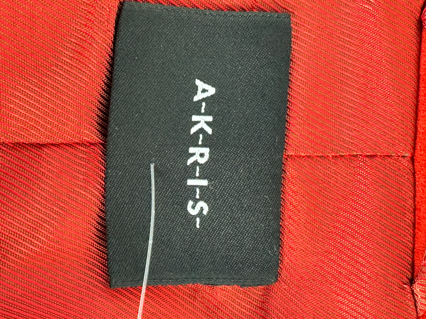 Y2K “Akris” Red Suede Zip Jacket