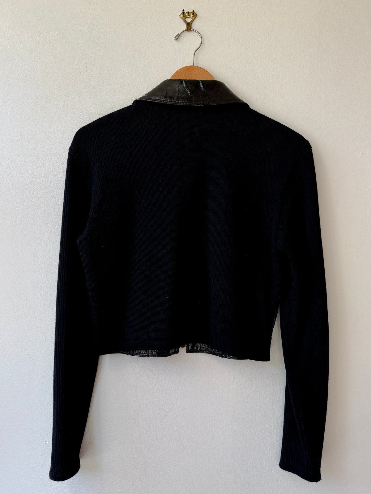 Y2K Emmanuel Ungaro Patent Leather Sweater