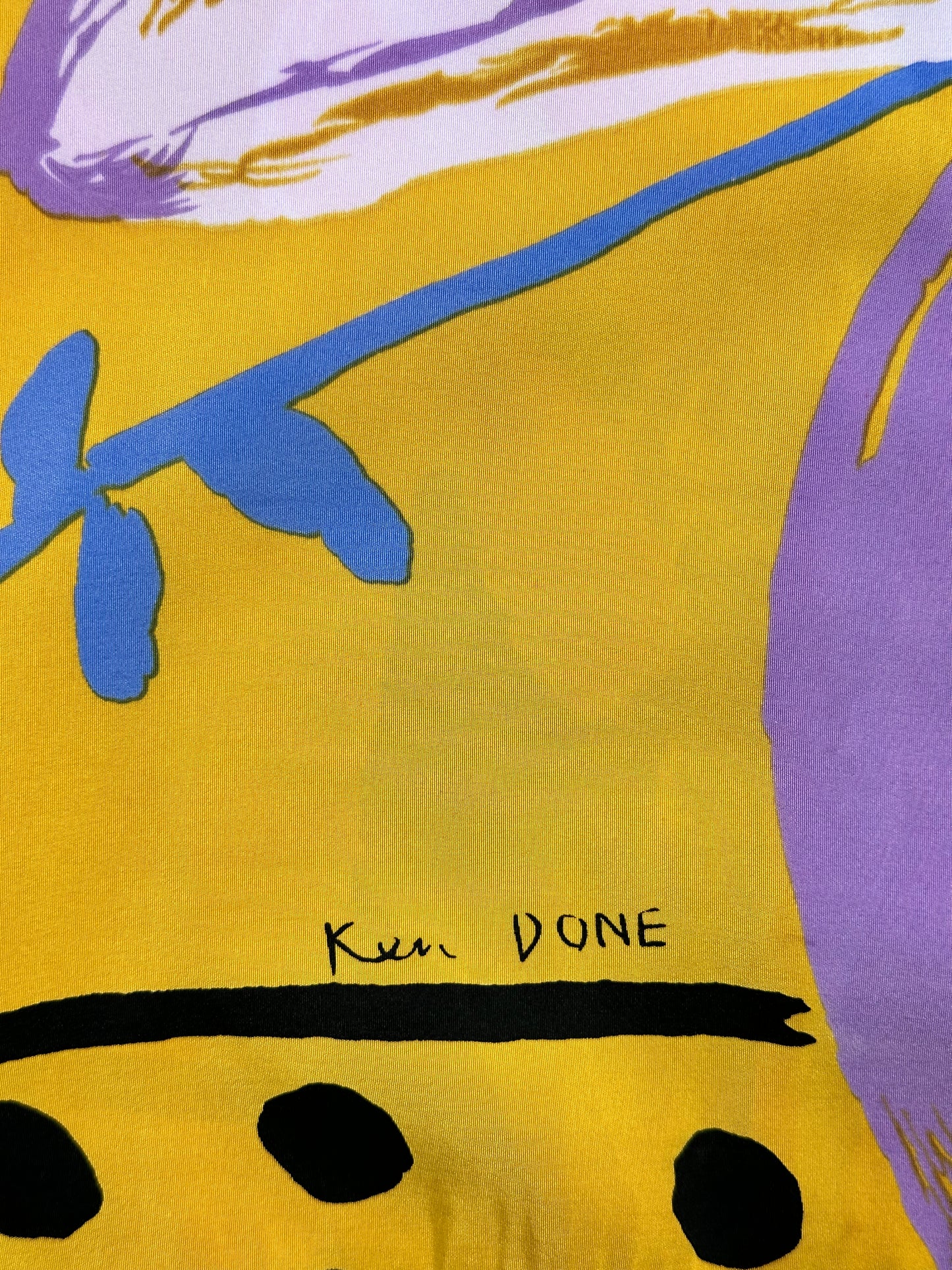 1990s Signed “Ken Done” Silk Vest