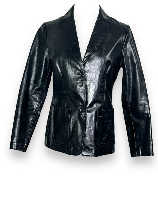 Y2K Gap Black Leather Blazer