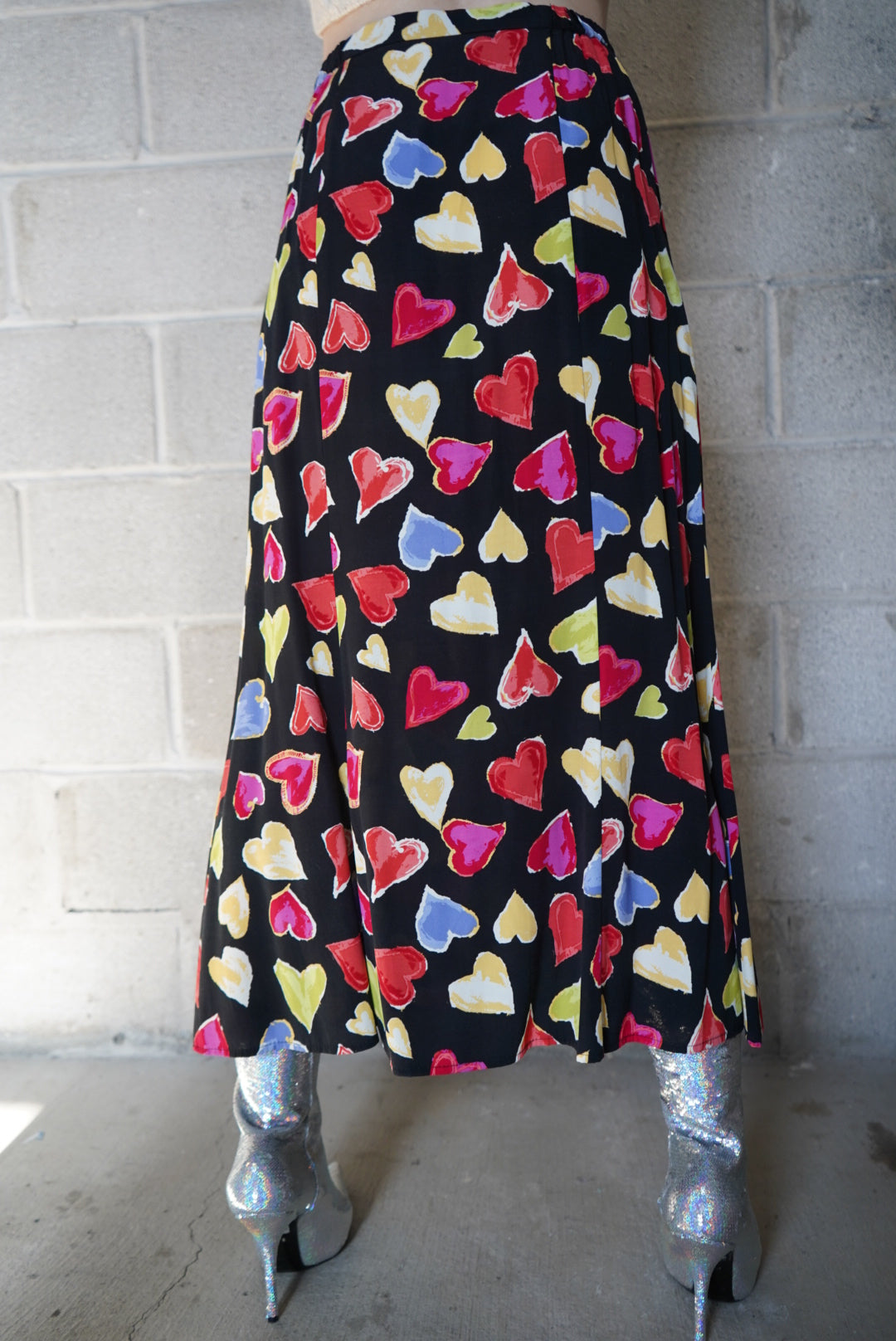 Y2K Coldwater Creek Heart skirt
