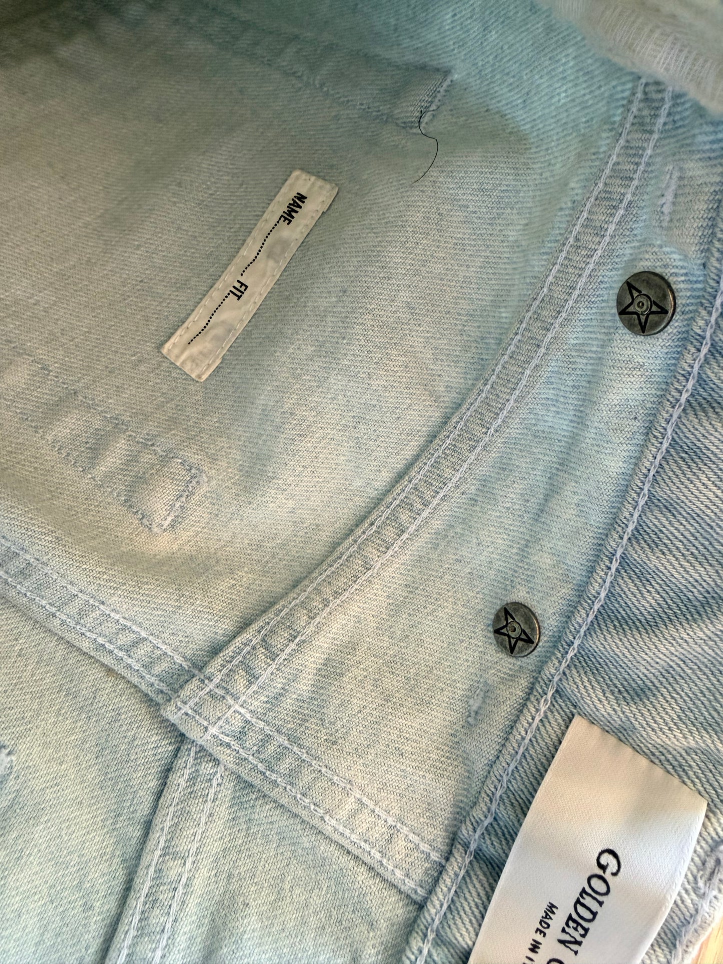Golden Goose “Kim” Jeans with Cabochon Crystals