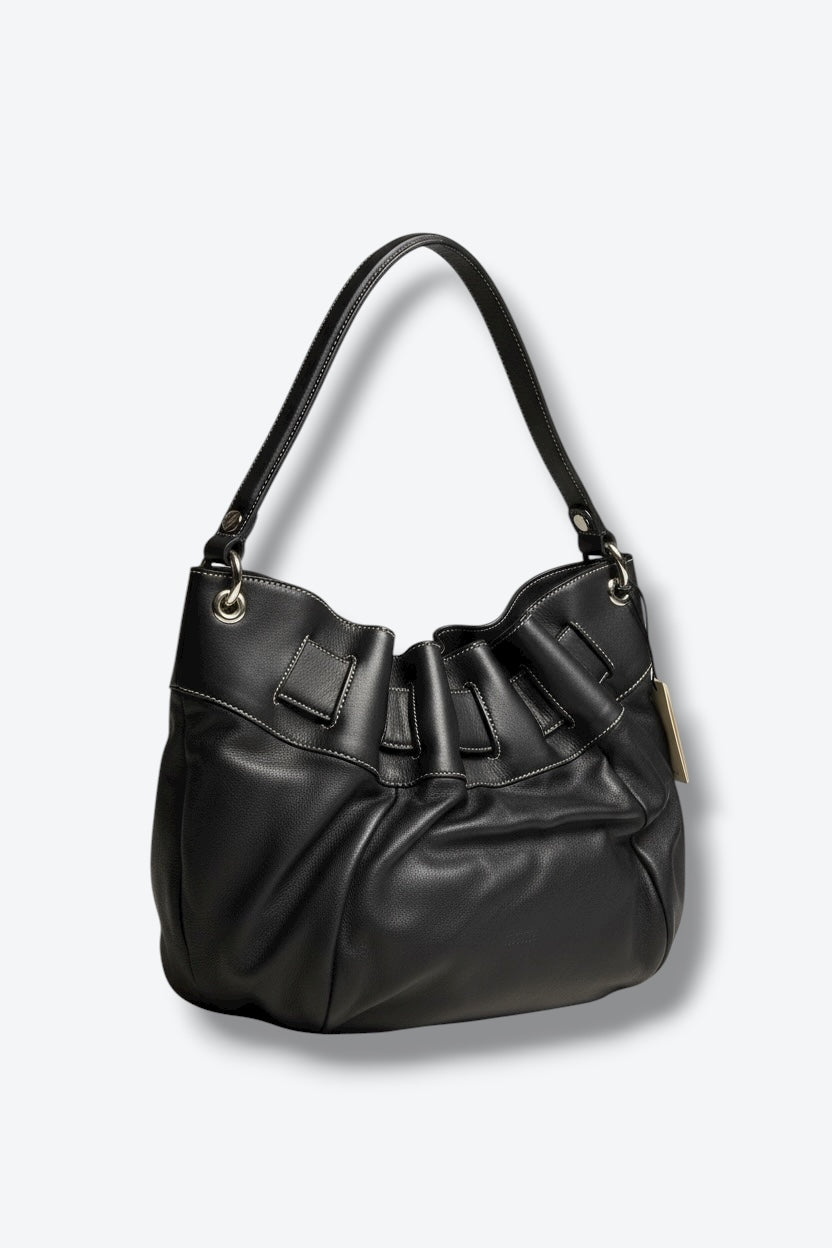 Y2K Leather Furla Shoulder Bag