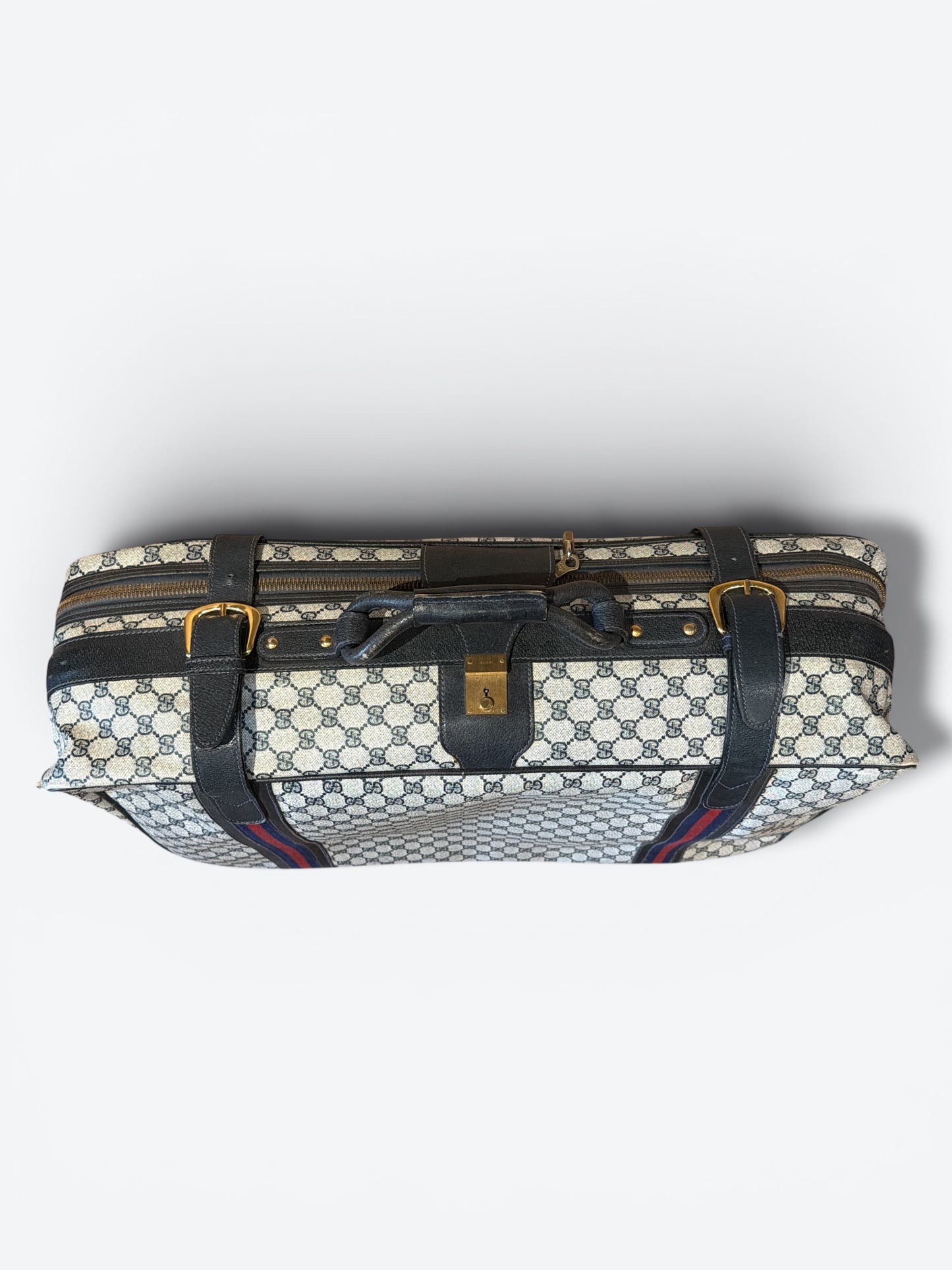 1970s Gucci GG Supreme Travel  Suitcase