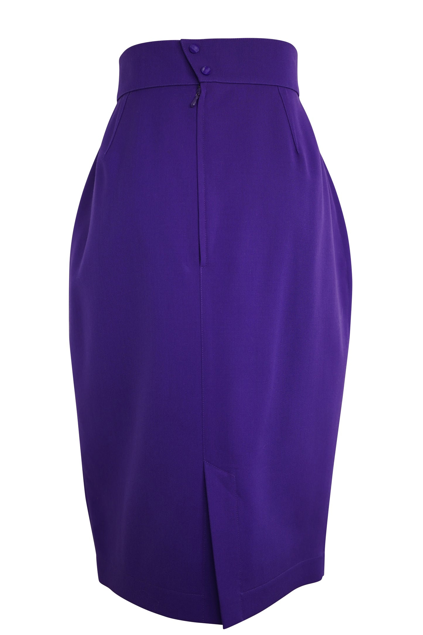 1990s Thierry Mugler Purple Tulip Skirt