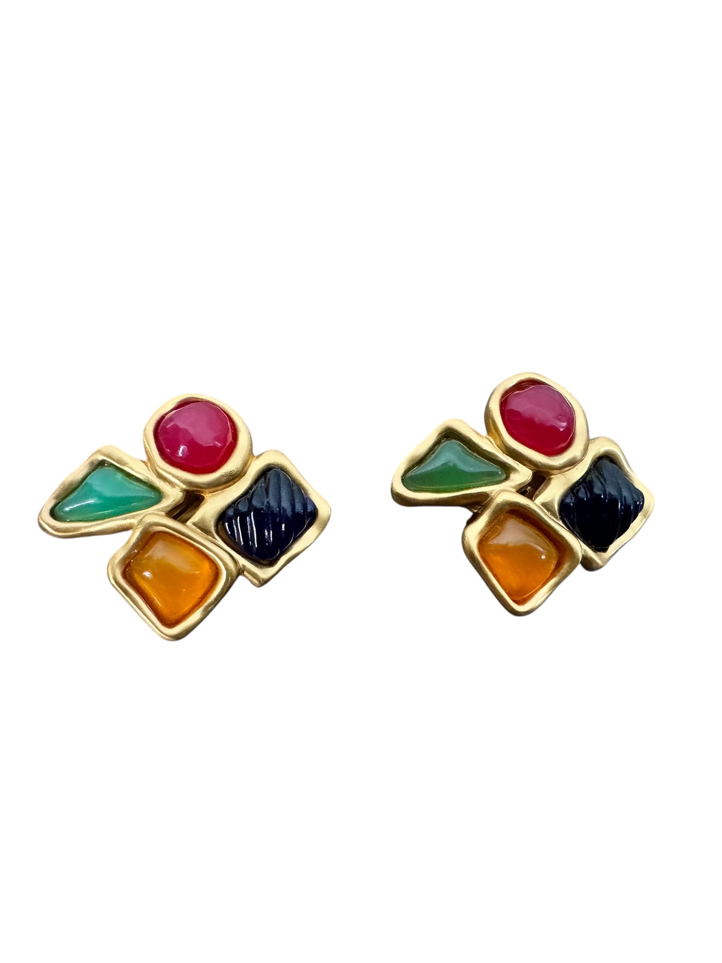 Vintage Anne Klein “Jelly Belly” Earrings