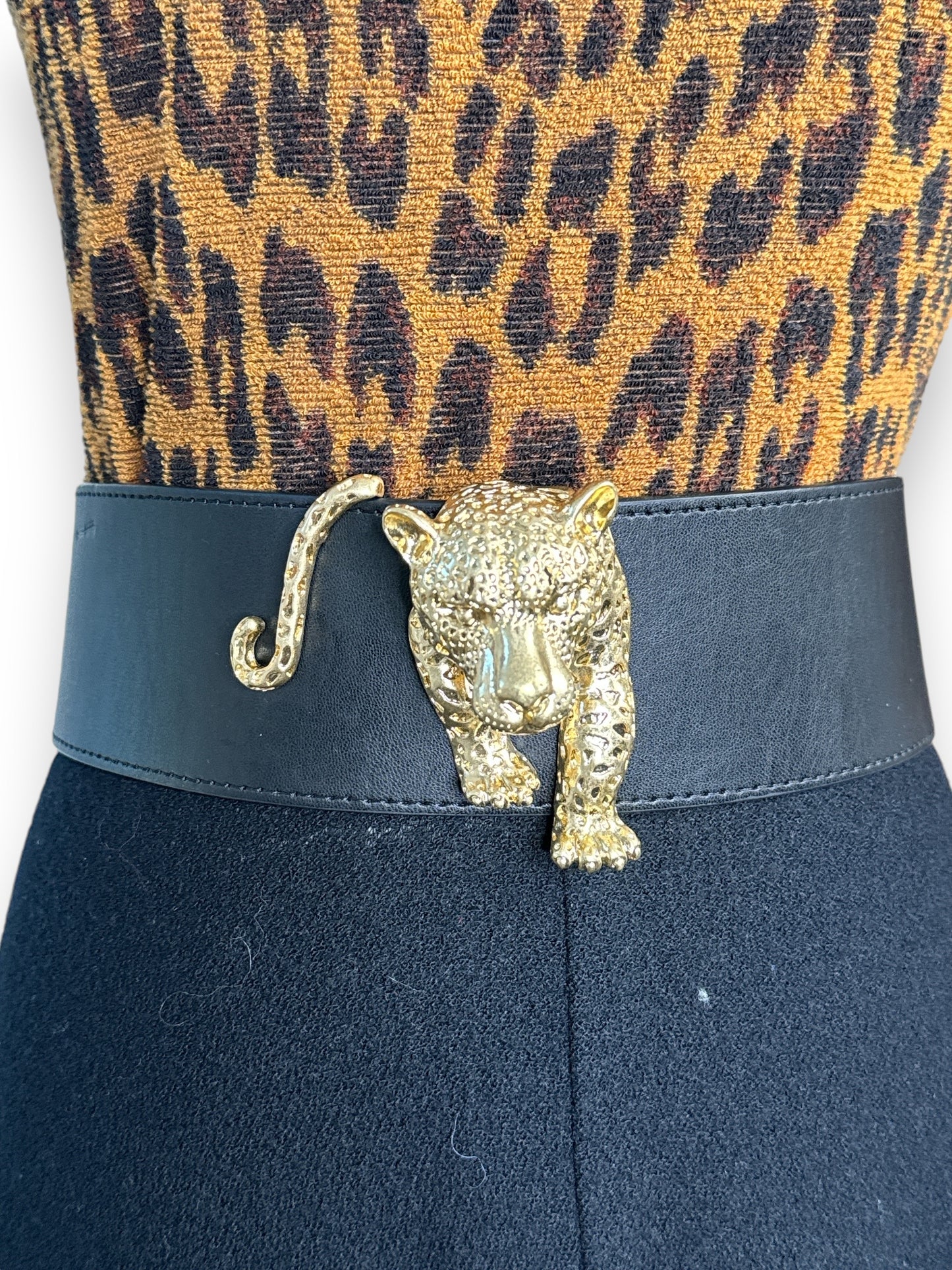 Modern Vintage Crawling Panther Belt