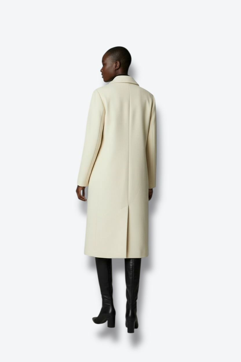 1990s Bert Newman Creme Peacoat