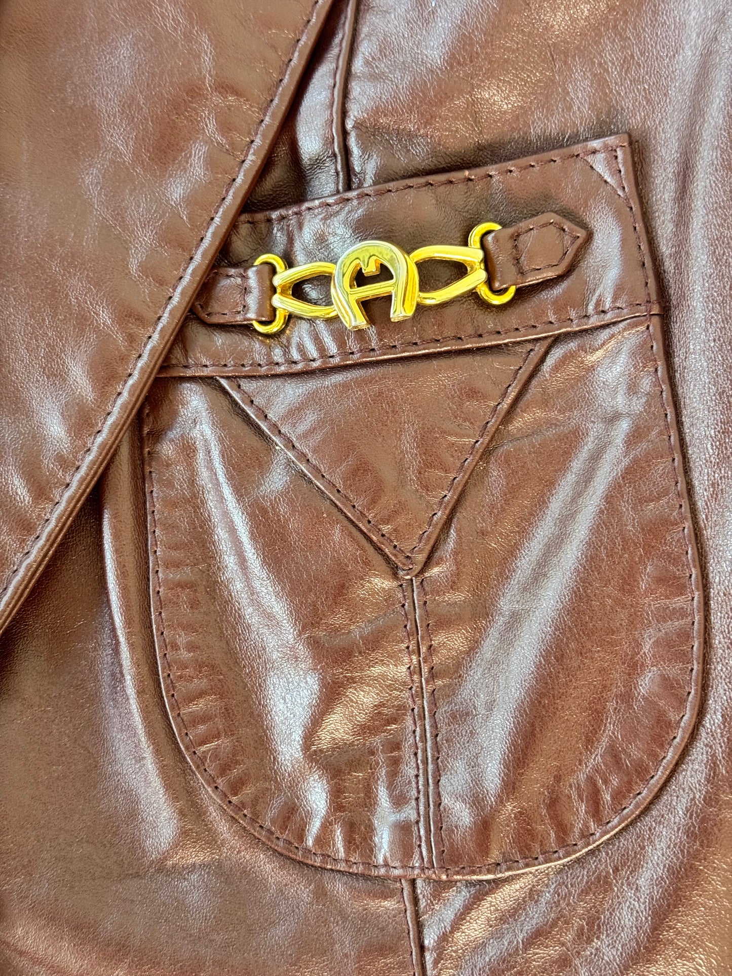 1970s Etienne Aigner Mahogany Blazer