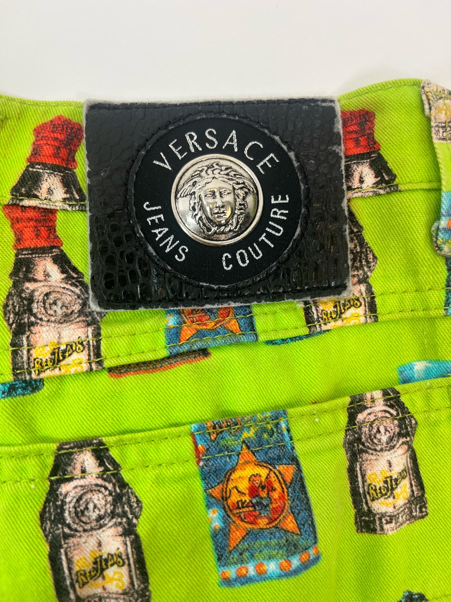 1990s  Versace Perfume Bottle Pants