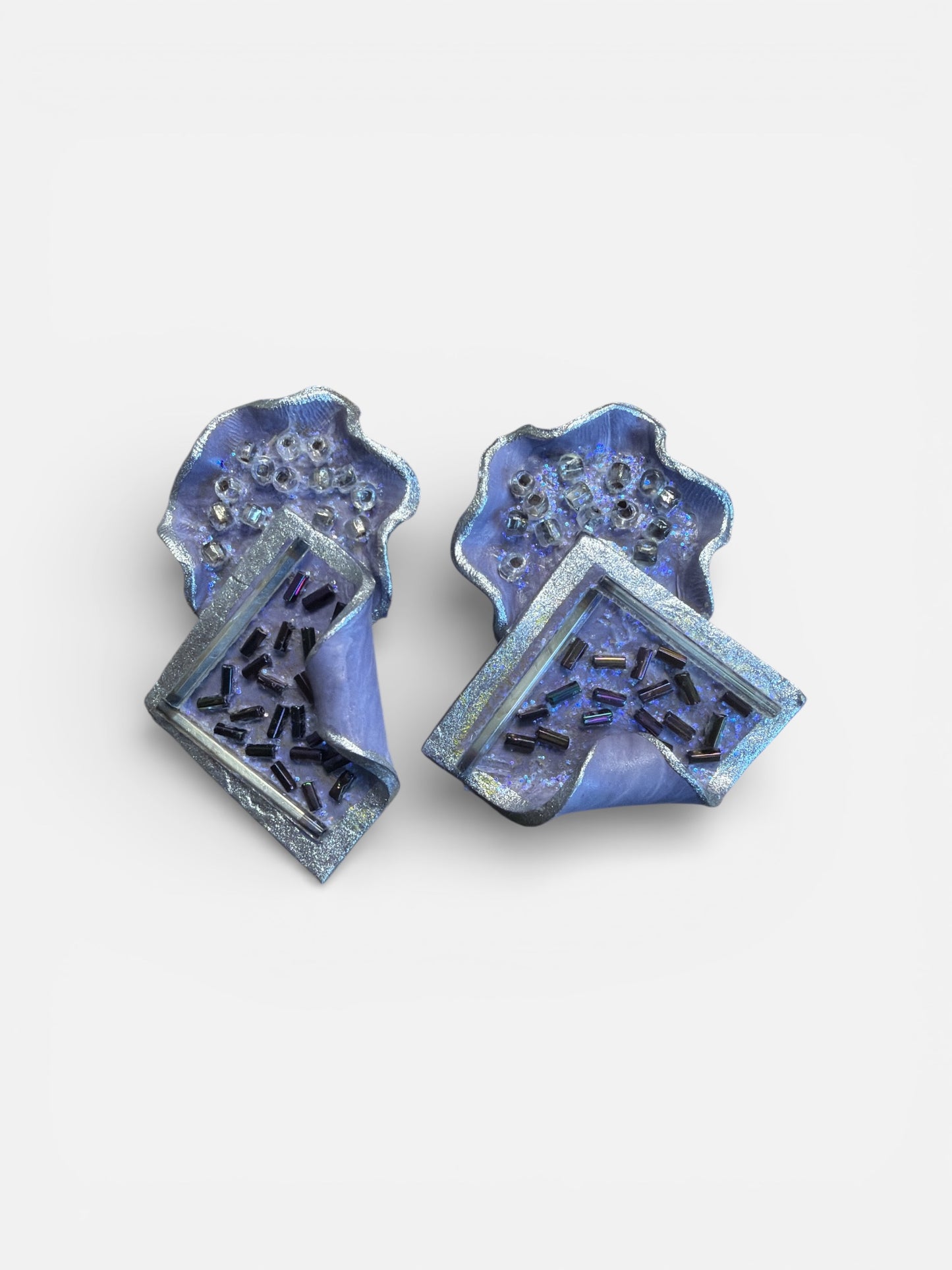 1980s / 1990s Futuristic Earrings