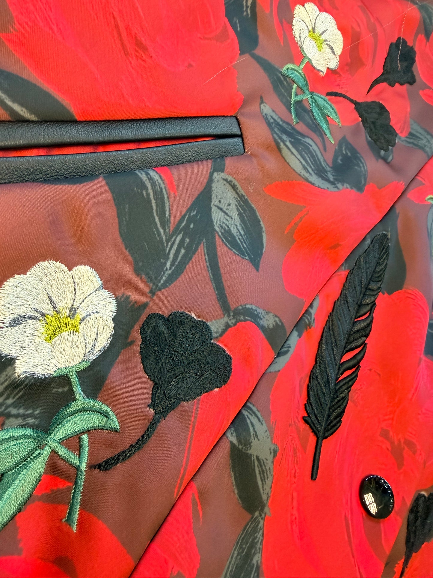 Y2K Coach Floral Rebels Varsity Vest