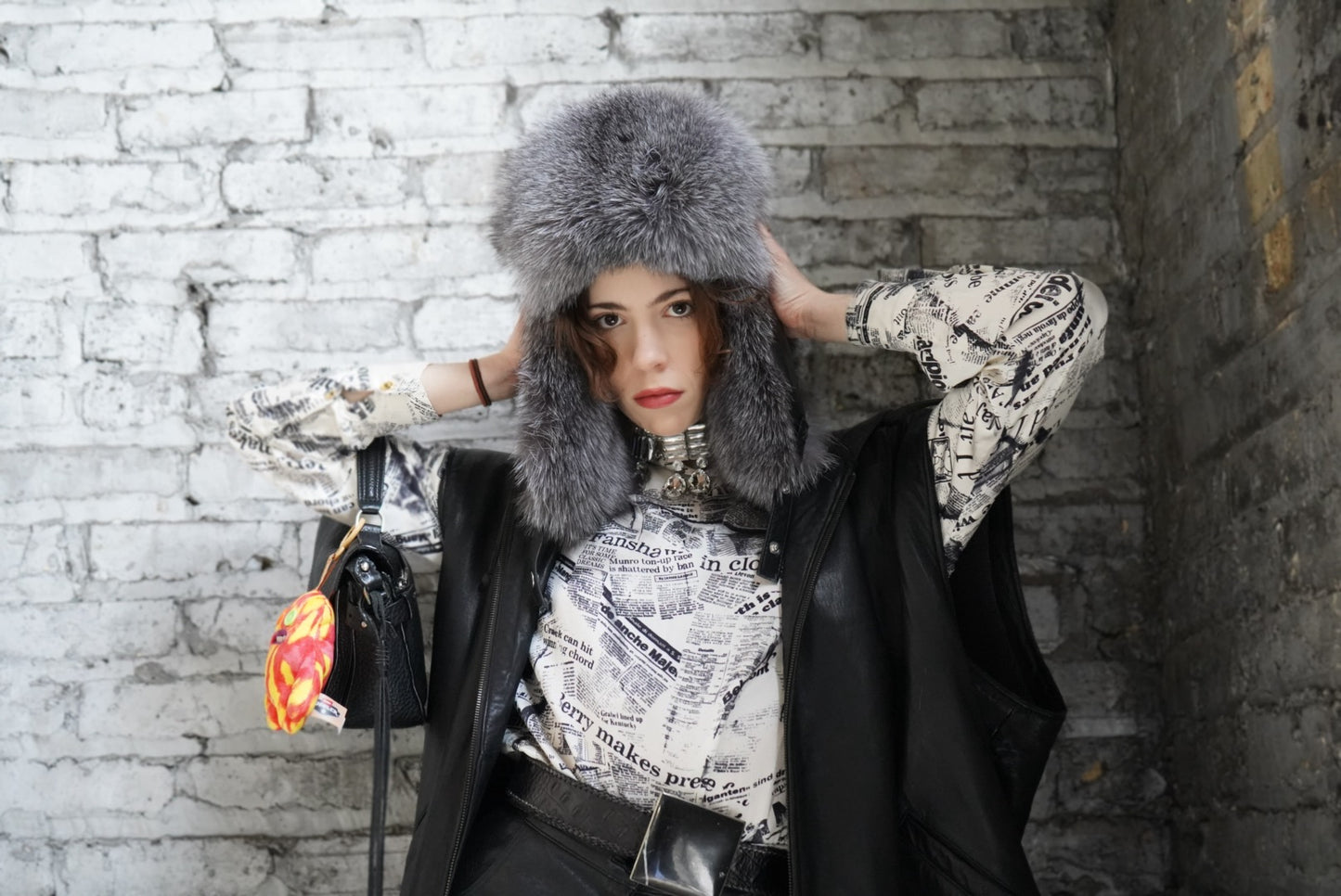 Trend: Fur Trapper Hat (Smoke Gray)