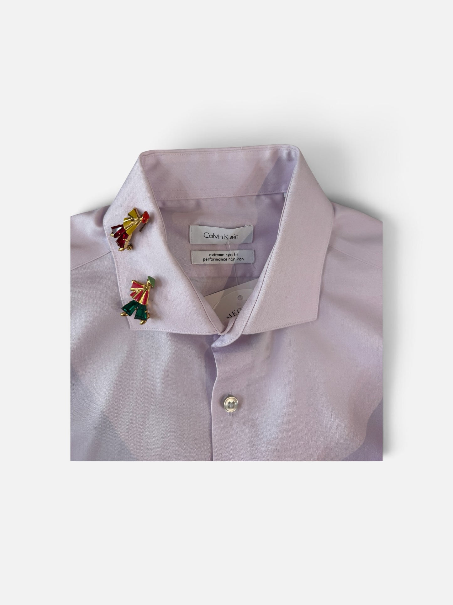 Kameo Edit Calvin Klein Lavender Crop Blouse