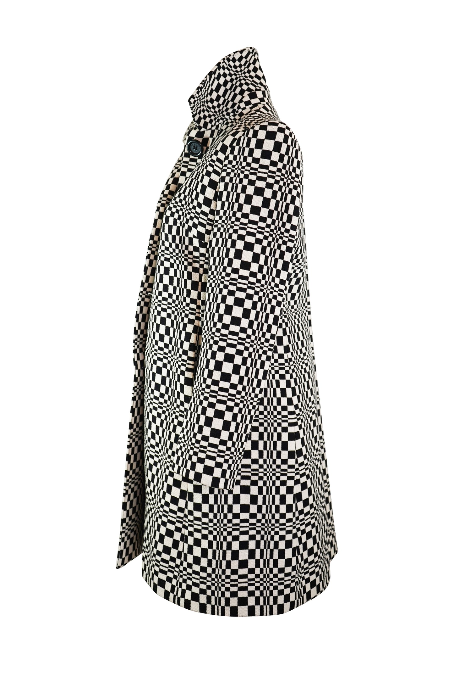 2000's Black and White Checked Celine