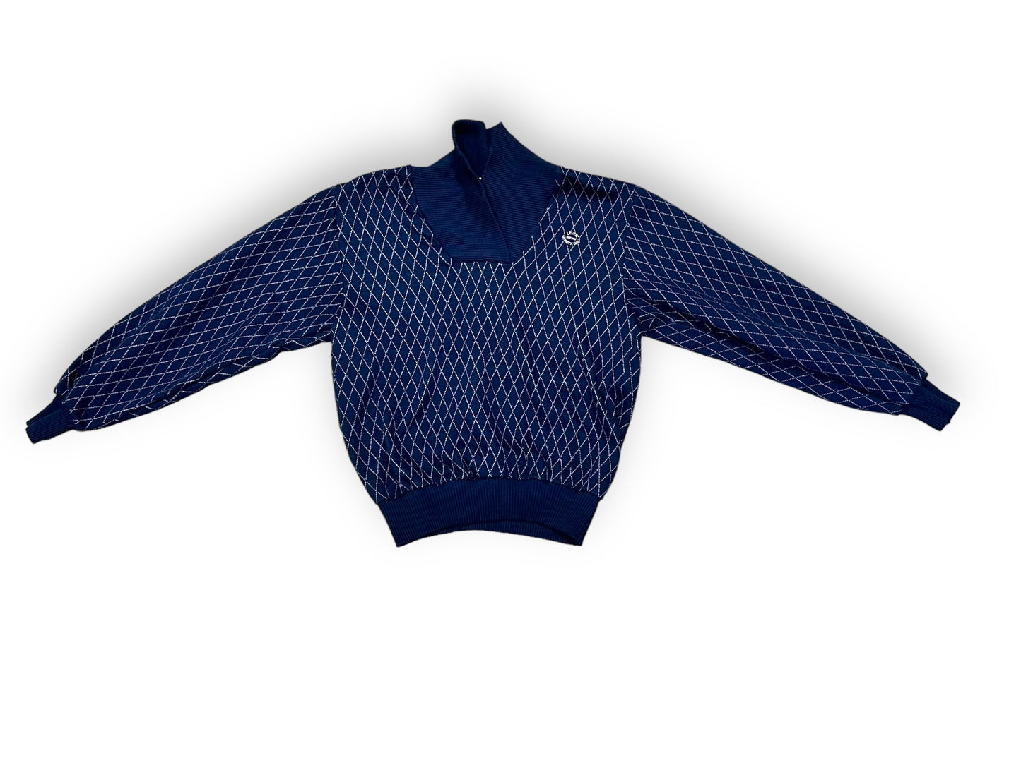 1982 Athletic Club  Levi A Diamond Print High Neck Sweater