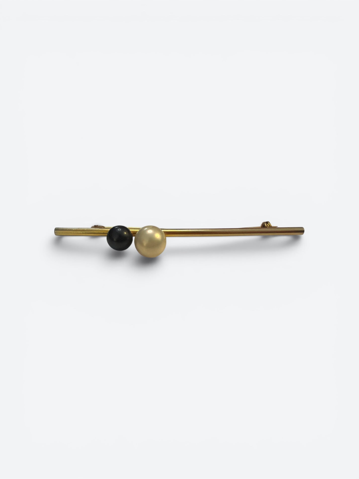 1960s Mid Century Modern Pearl 3”  Pin
