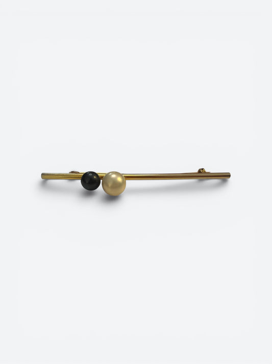 1960s Mid Century Modern Pearl 3”  Pin