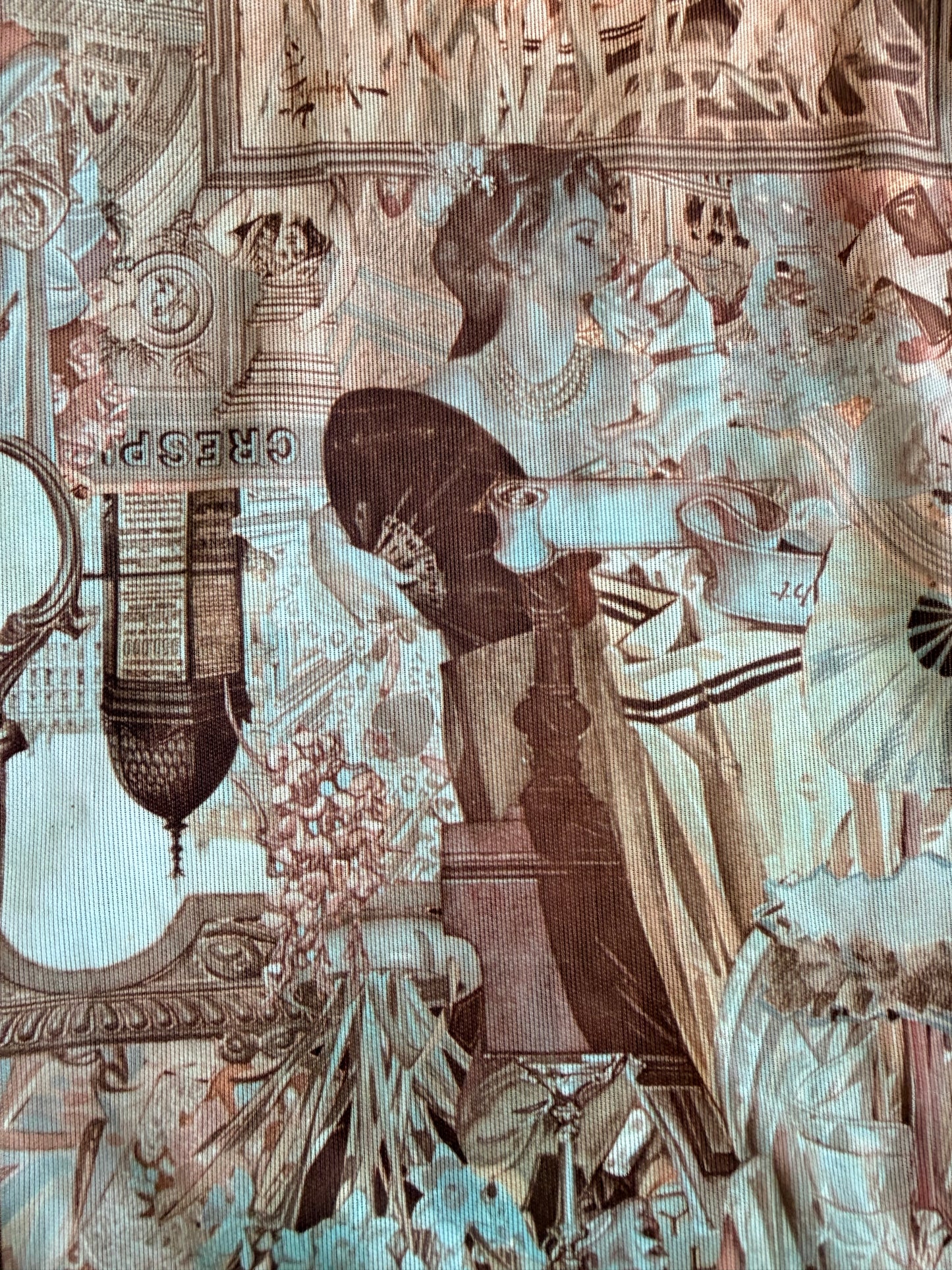 Vintage “Grès Paris” Museum Print Shirt
