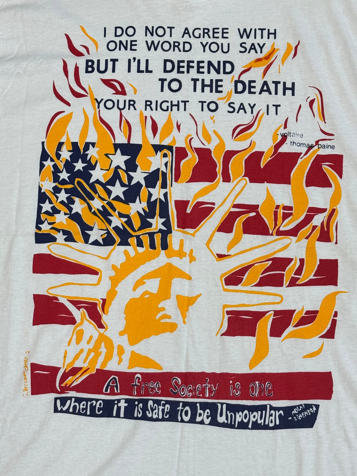 1990s Political “Free Speech T”