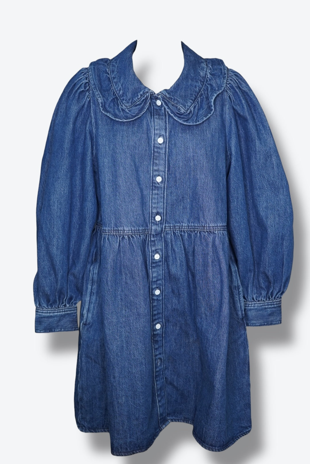 Y2K Prairie Revival Levi’s Denim Bib Dress