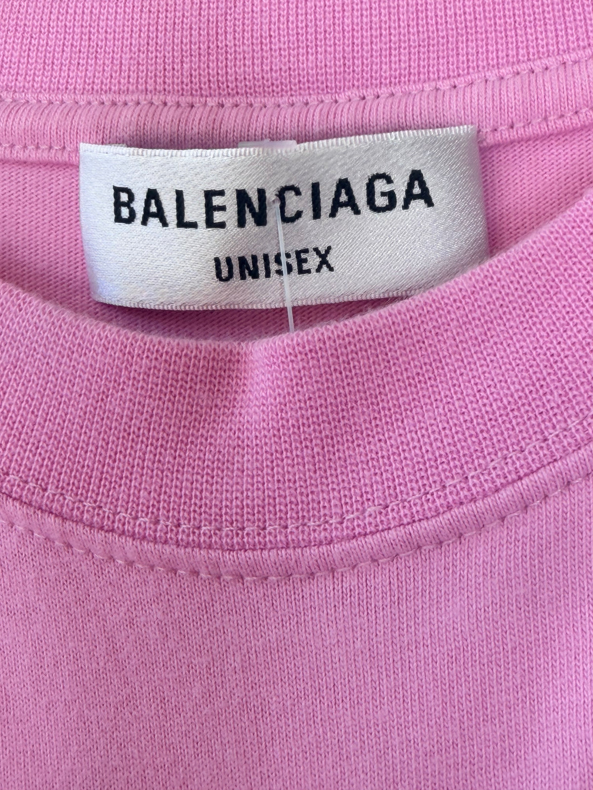Trend: Balenciaga Logo Pink Unisex T-shirt