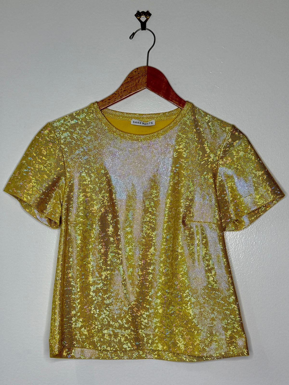 Trend:  Saks Potts Holographic Mesh Top (Copenhagen)