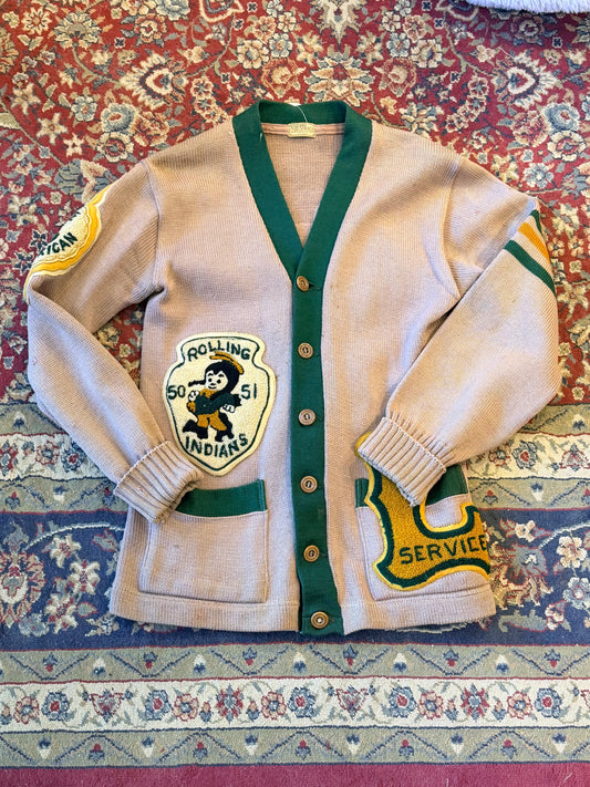 1960s Lane Tech Cardigan