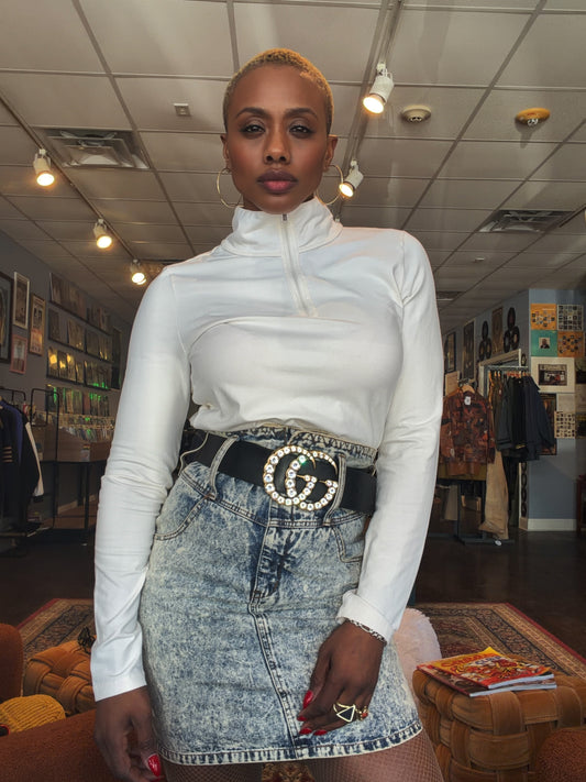 Y2K Lauren Ralph Lauren Aprés Ski Quarter Zip