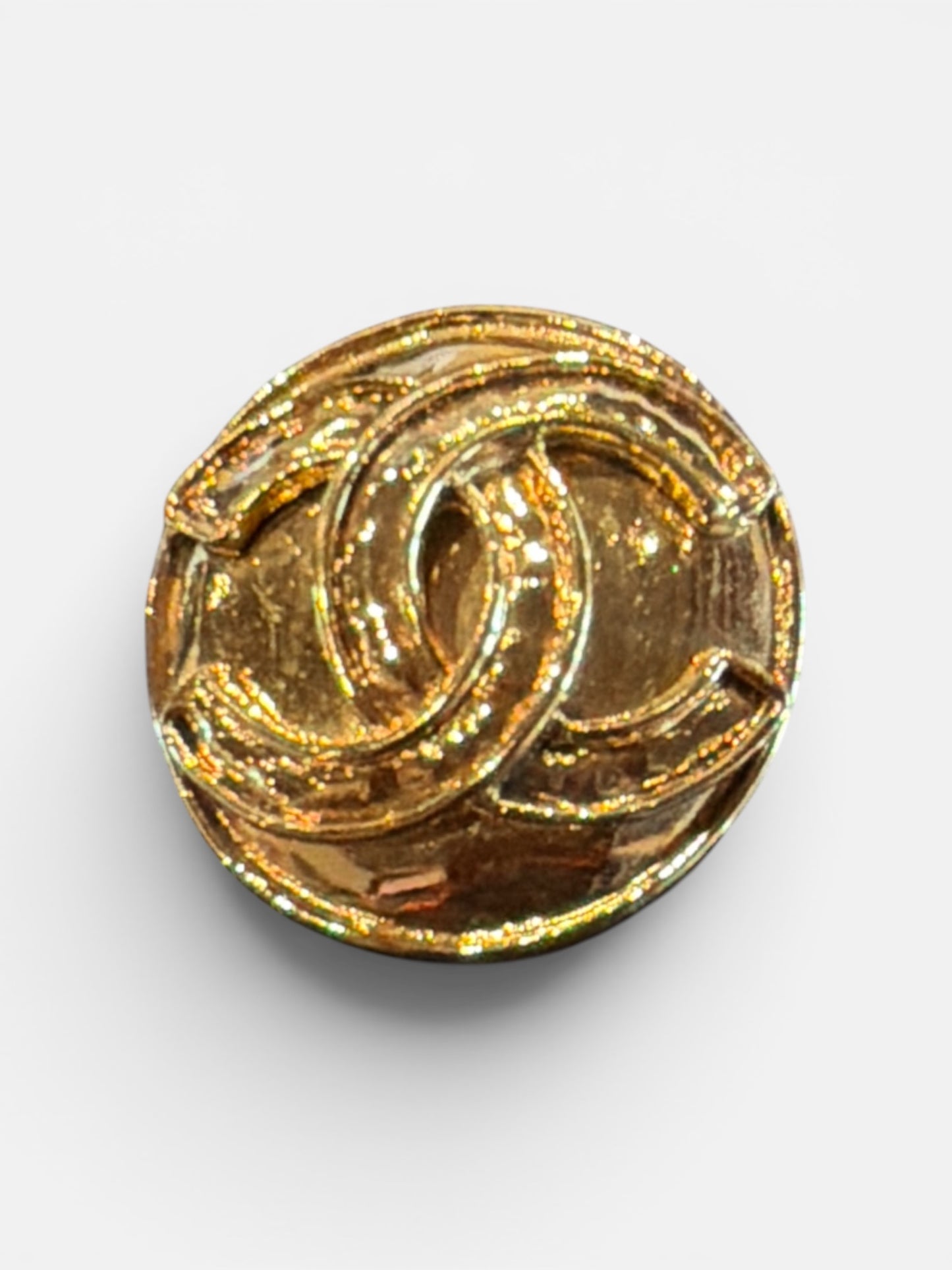 1980s/90s Chanel Button Pin