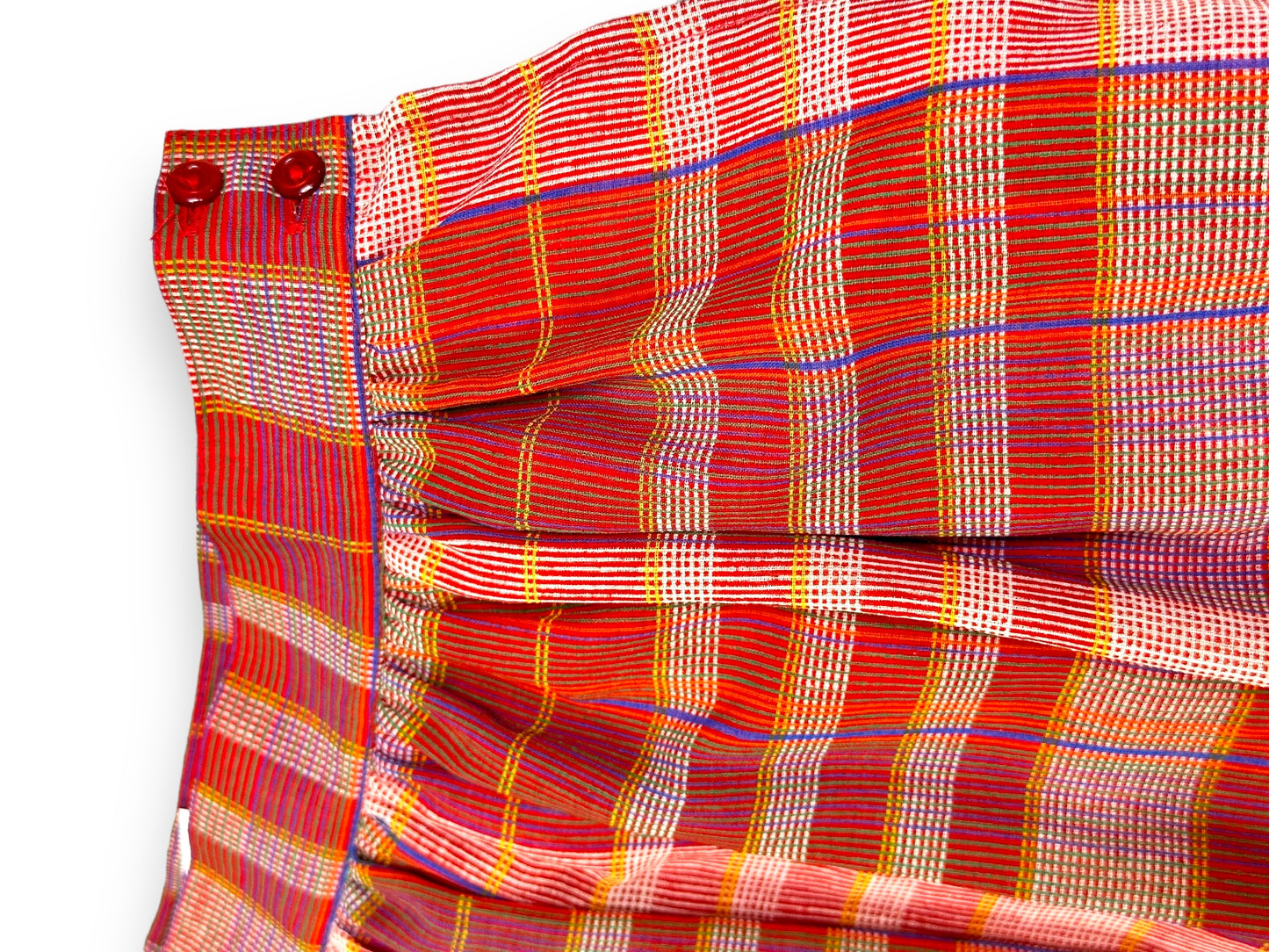 1970s “Sport Galore” Sheer Ruffle Plaid Set