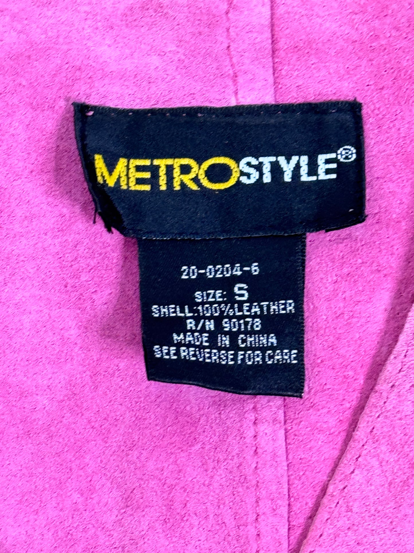 Y2K Metrostyle Suede Pink Poncho