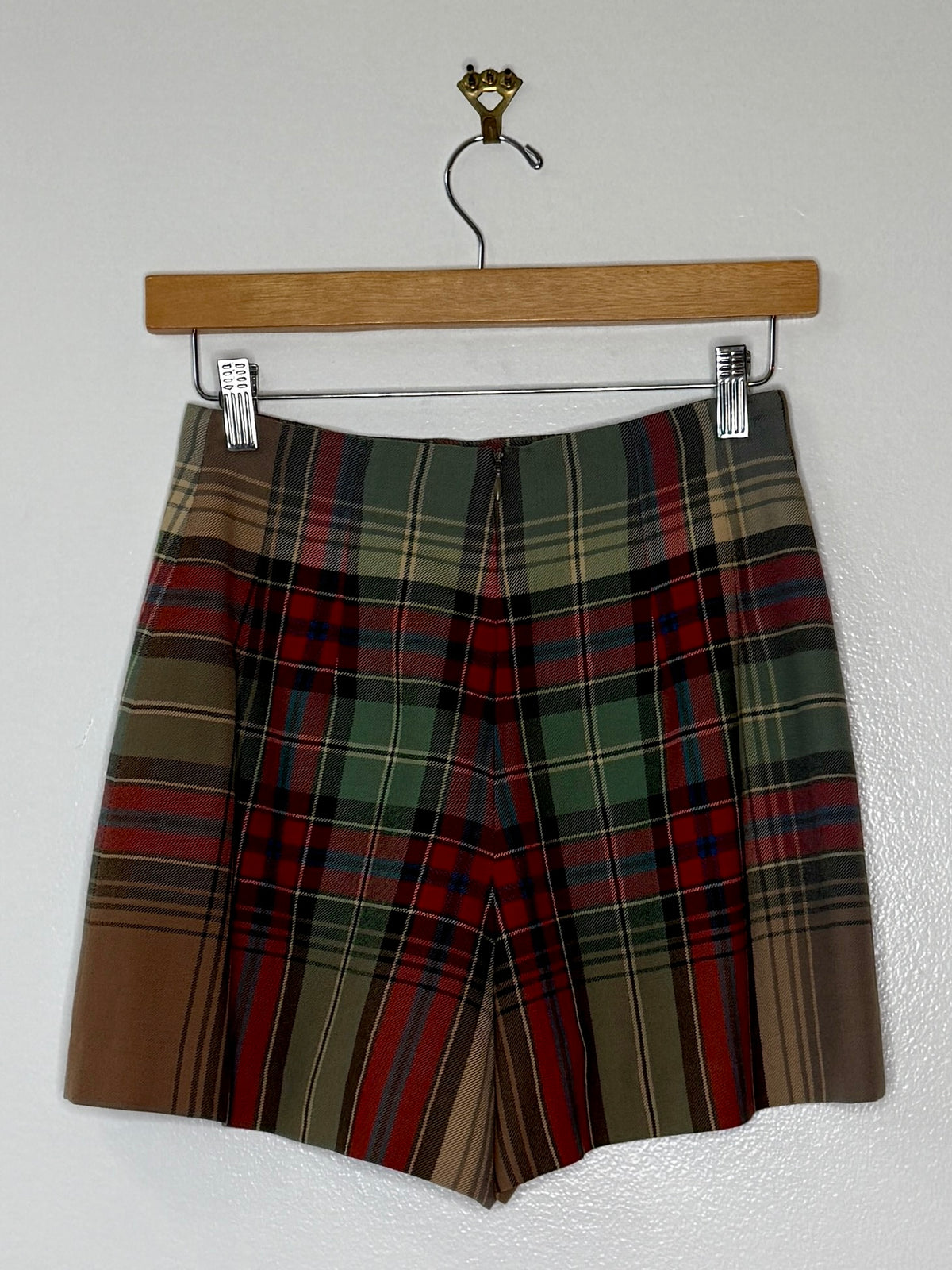 1990s Ralph Lauren Plaid Shorts