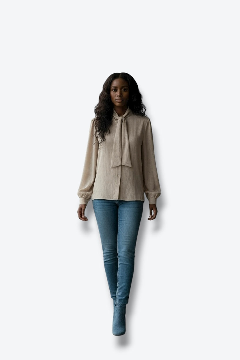 1970s Act II Window Pane Bow Top