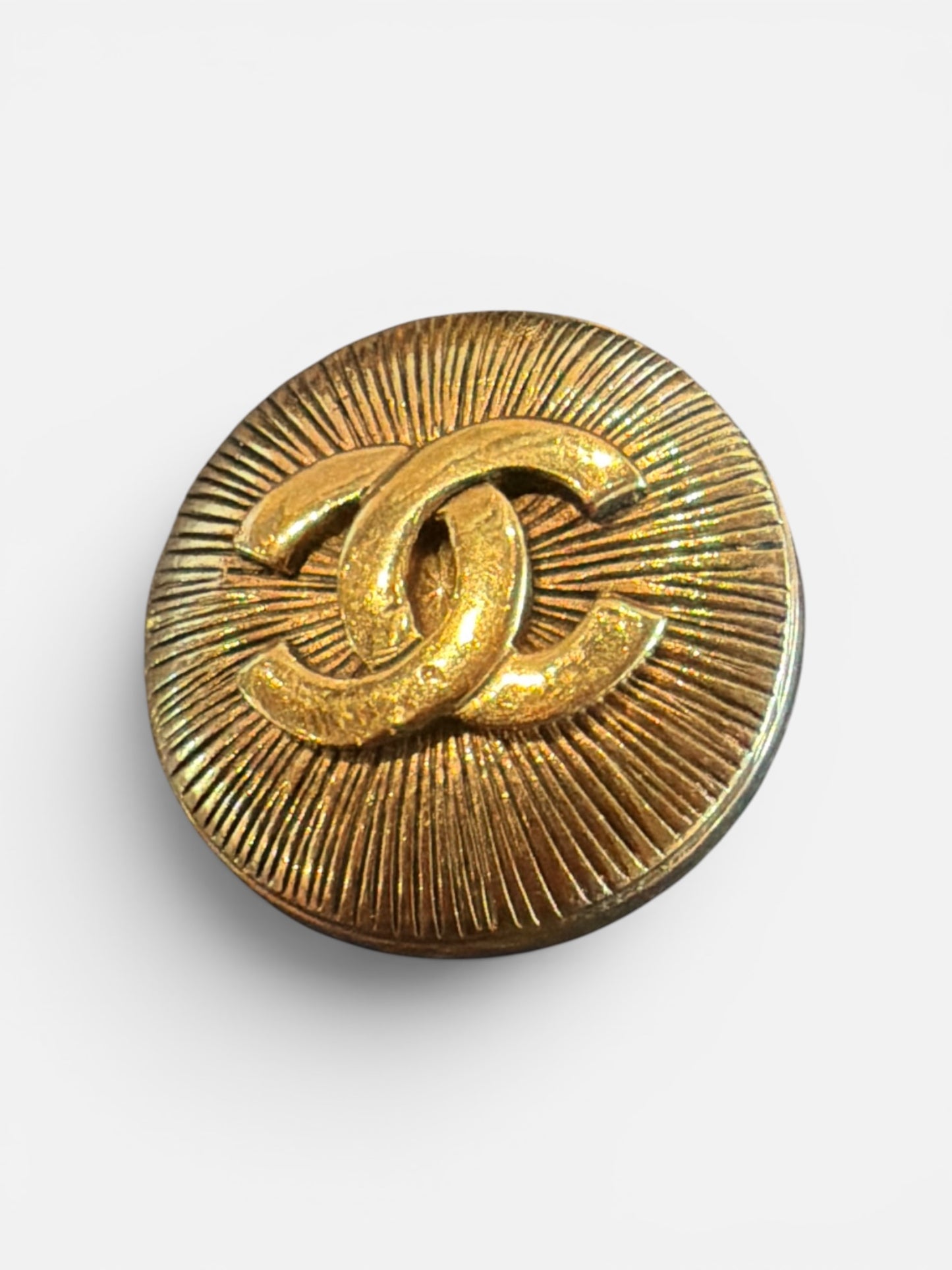 1990s Chanel Button Pin