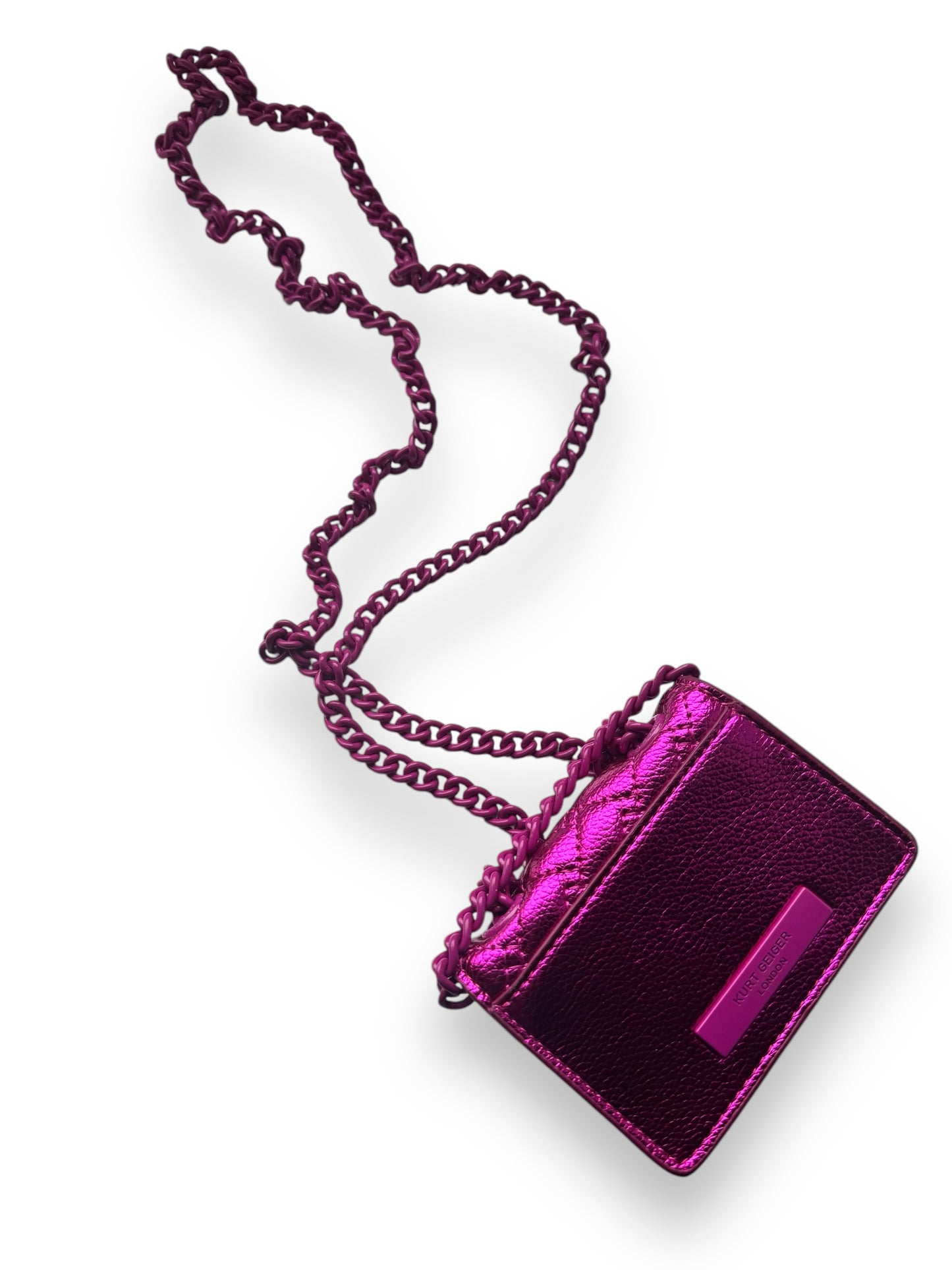 Trend: Kurt Geiger (London) Quilted Wallet on a Chain