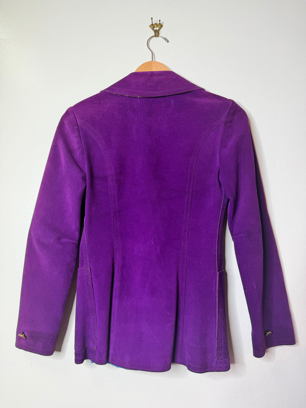1970s Gassy Jack Purple Suede Blazer