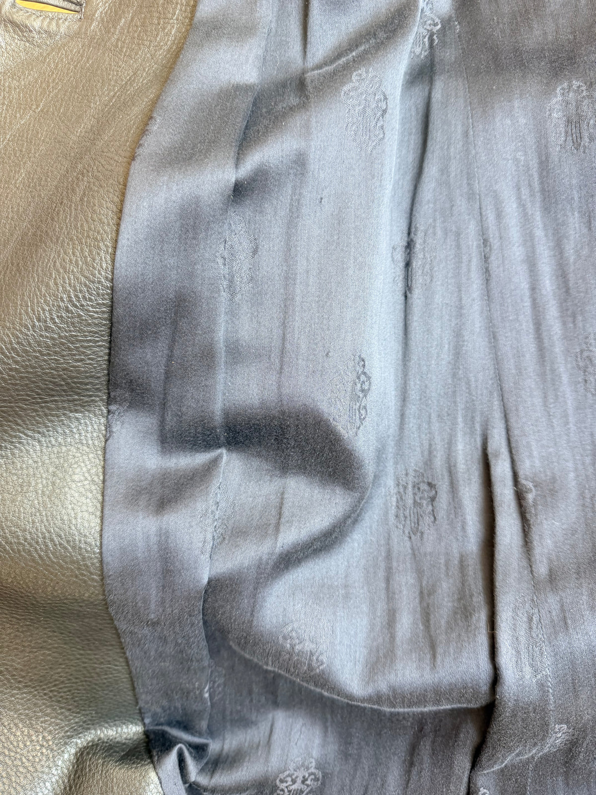 1990s/Y2K Chrome Hearts Leather Trench