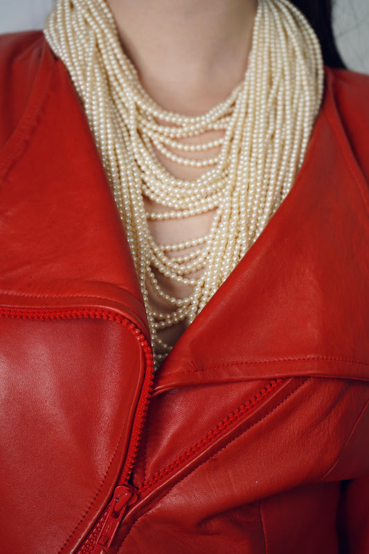 1970s Infinite Strand Pearl Necklace