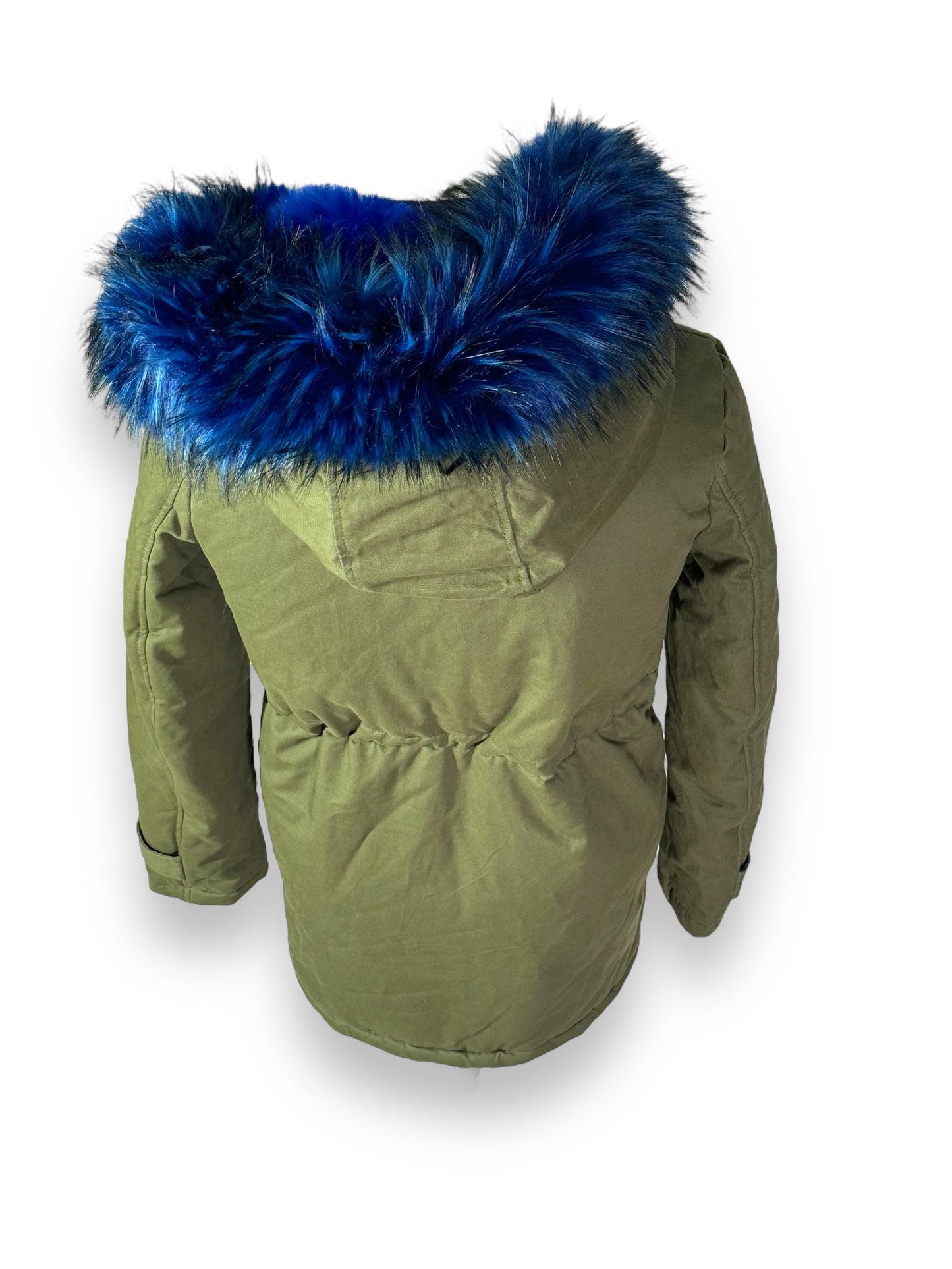 Trend: Hunter Green and Faux Fur Cargo Jacket