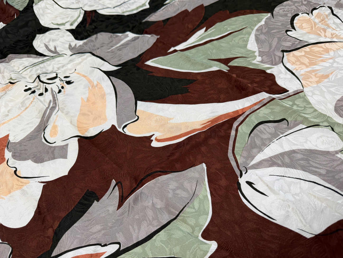 1970s Hariko Kappi Silk Scarf (Japan)
