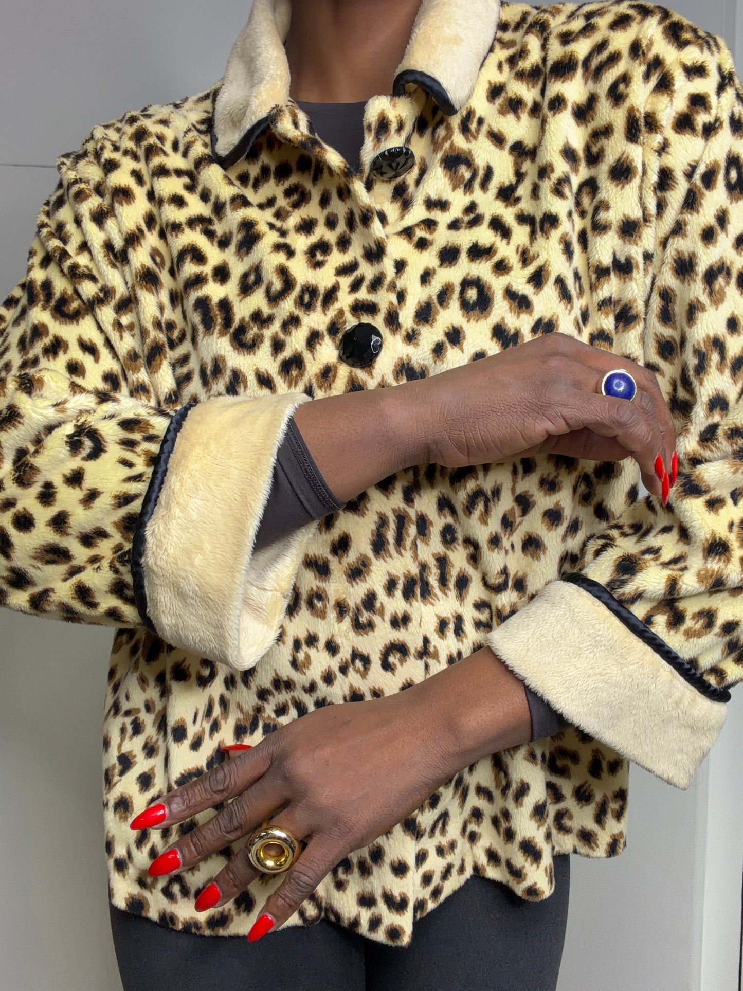 1990s Stan Herman “Signature” One Button Cardigan