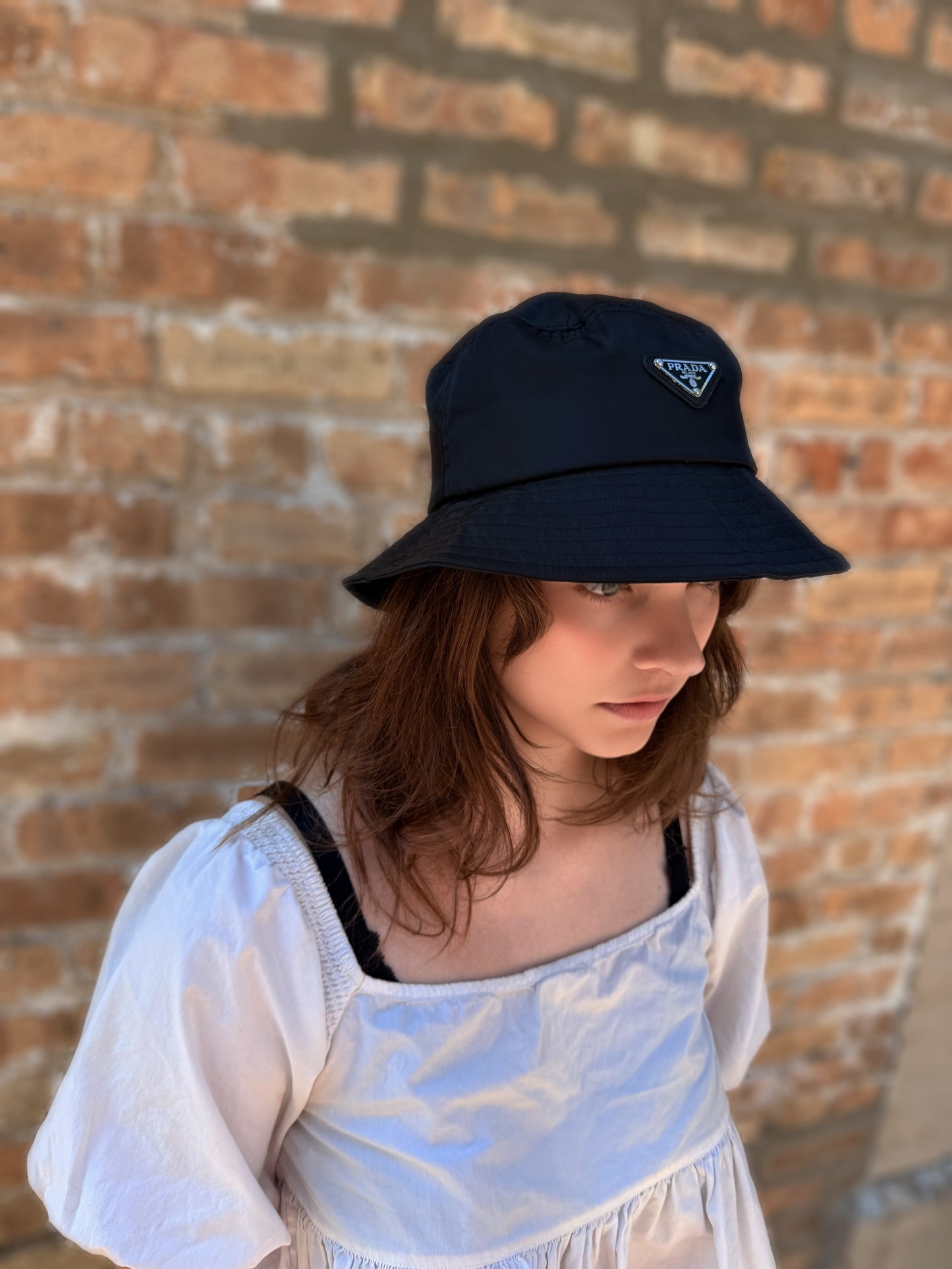 Y2K Prada Bucket Nylon Hat